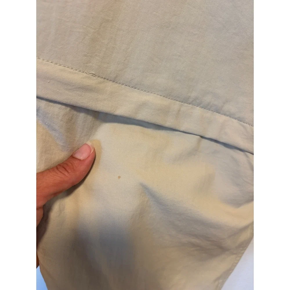 The North Face Womens Tan Khaki Convertible Zip Off Hiking Pants Sz 10